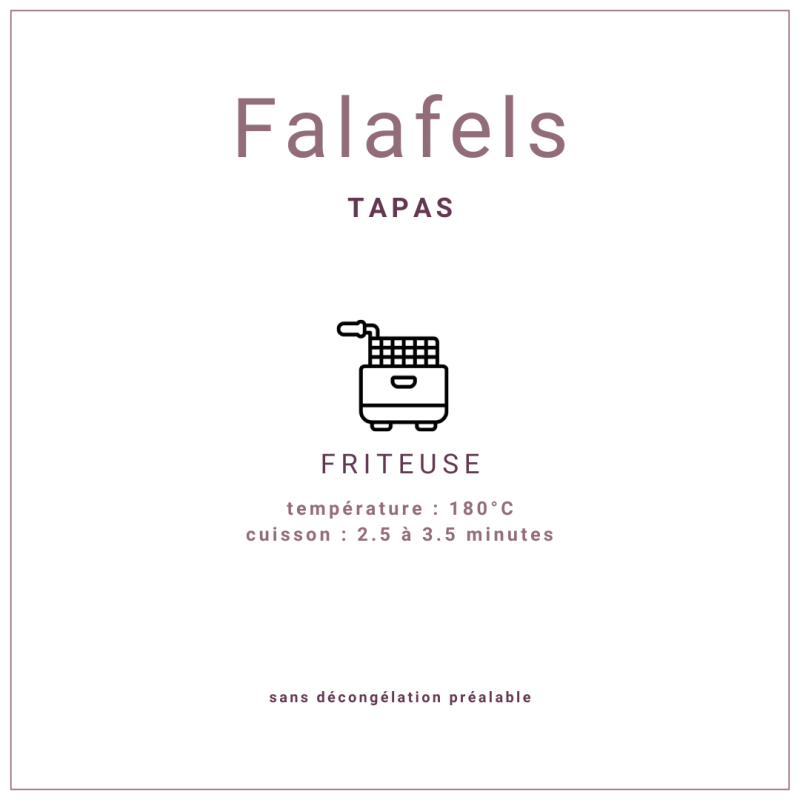 Falafels Typiques Surgelés 20gr | Grossiste Traiteur