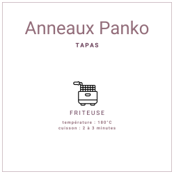 Anneaux Encornet Panko +/-30gr | Grossiste Traiteur Tapas