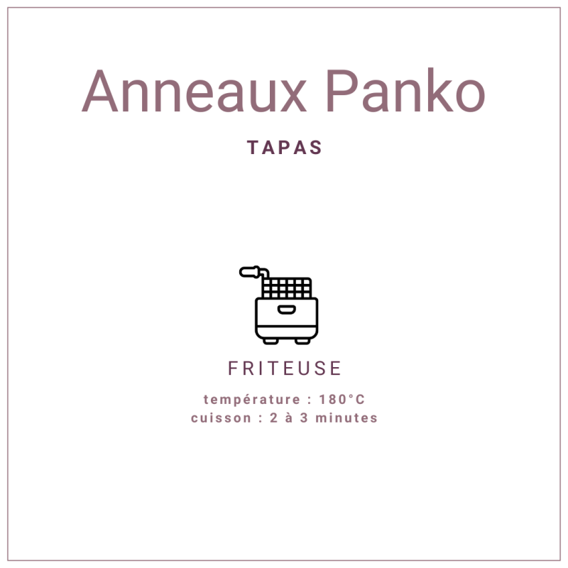 Anneaux Encornet Panko +/-30gr | Grossiste Traiteur Tapas