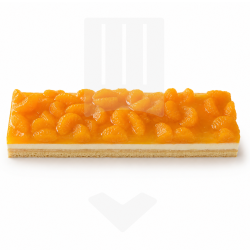 Entremet crumble croustillant aux agrumes