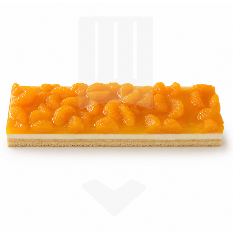 Entremet crumble croustillant aux agrumes