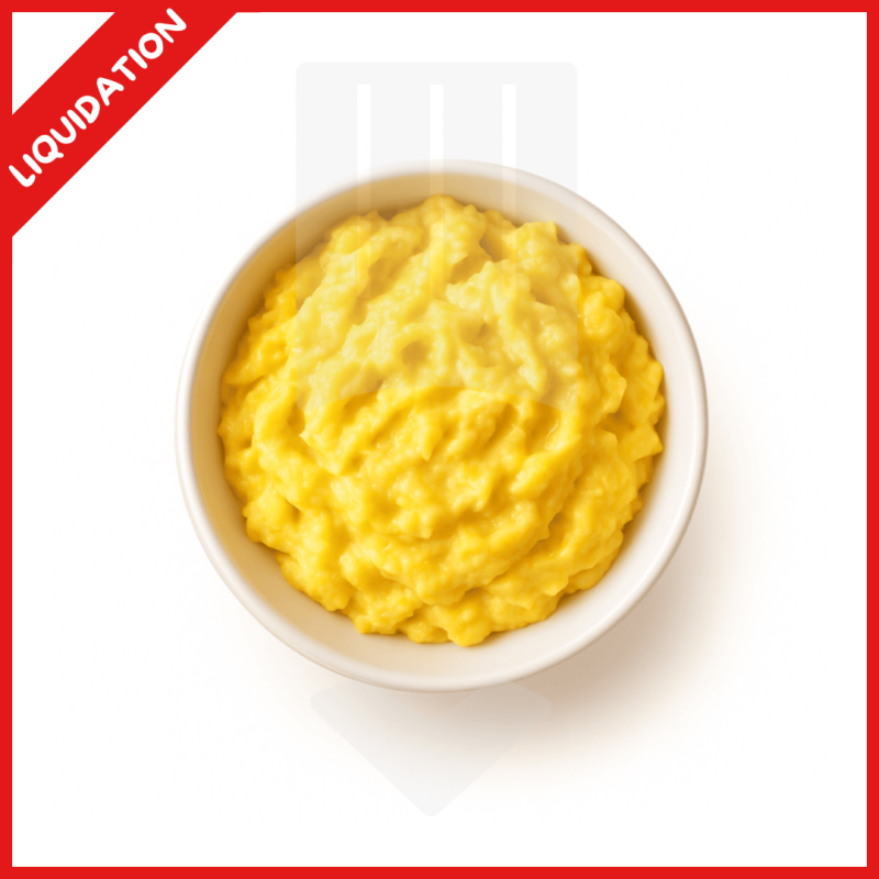 Oeufs brouillés surgelé sous vide portion 90gr