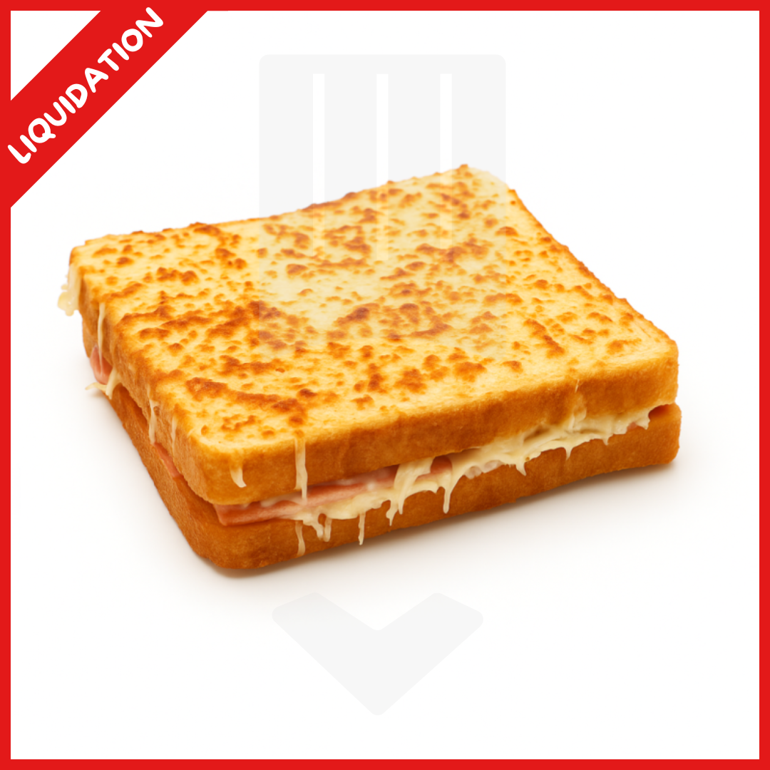 Croque-monsieur crème fraiche, jambon et emmental