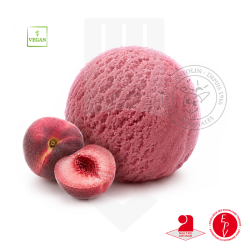 Sorbet artisanal pêche de vigne de chez Antolin