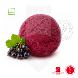 Sorbet artisanal cassis de la maison Antolin