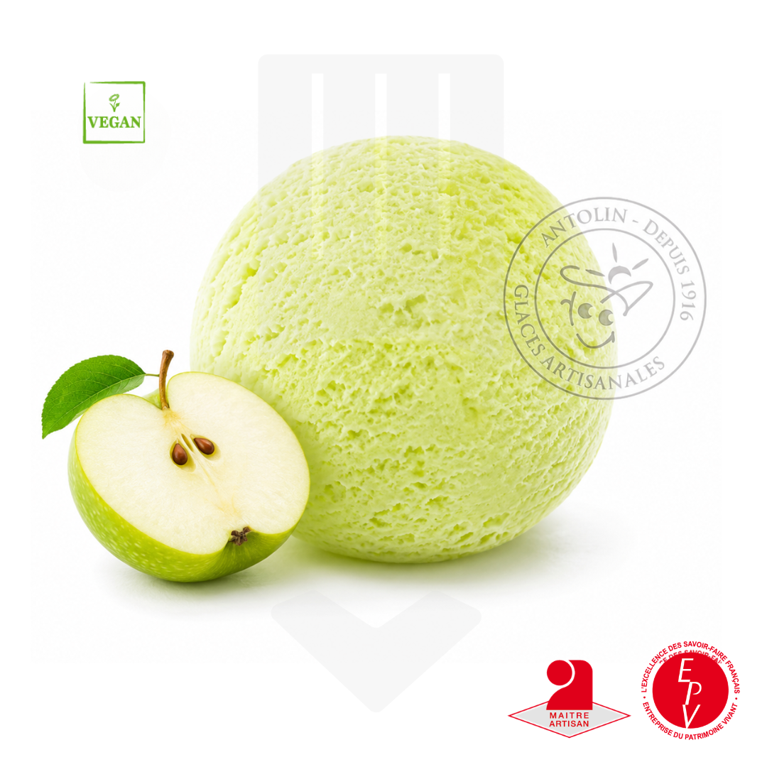 Sorbet à la pomme verte de la maison Antolin