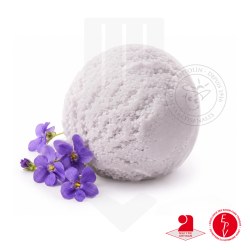 Crème glacée artisanale délicate violette - Bac de 2.5L