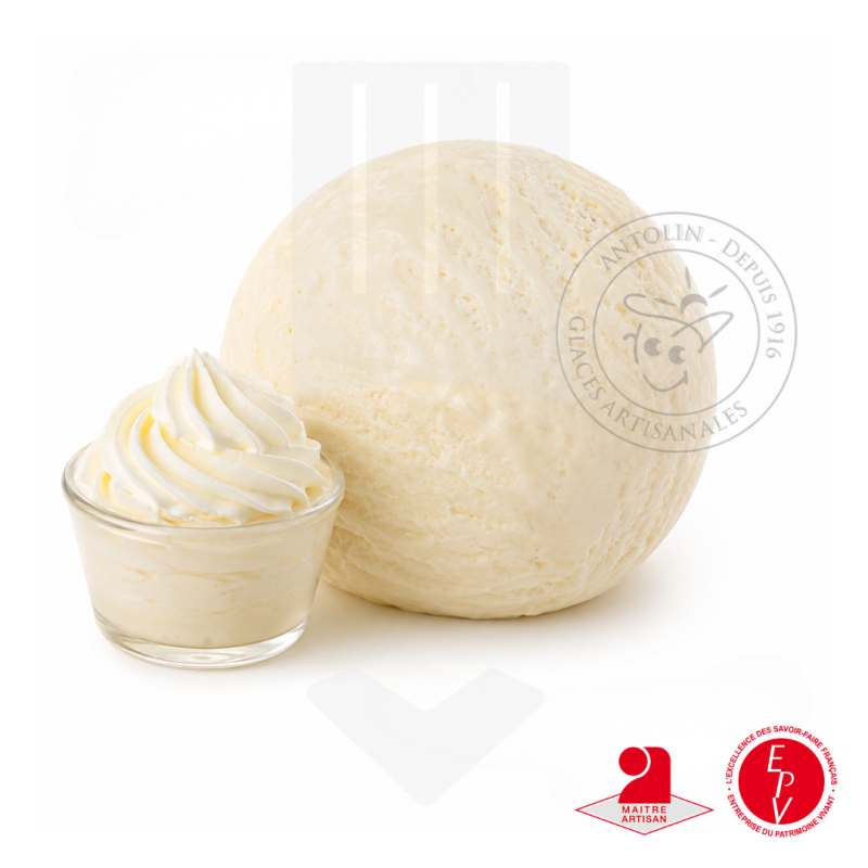 Crème glacée artisanale nata - Bac de 2.5L