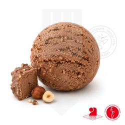 Crème glacée façon gianduja de la maison Antolin