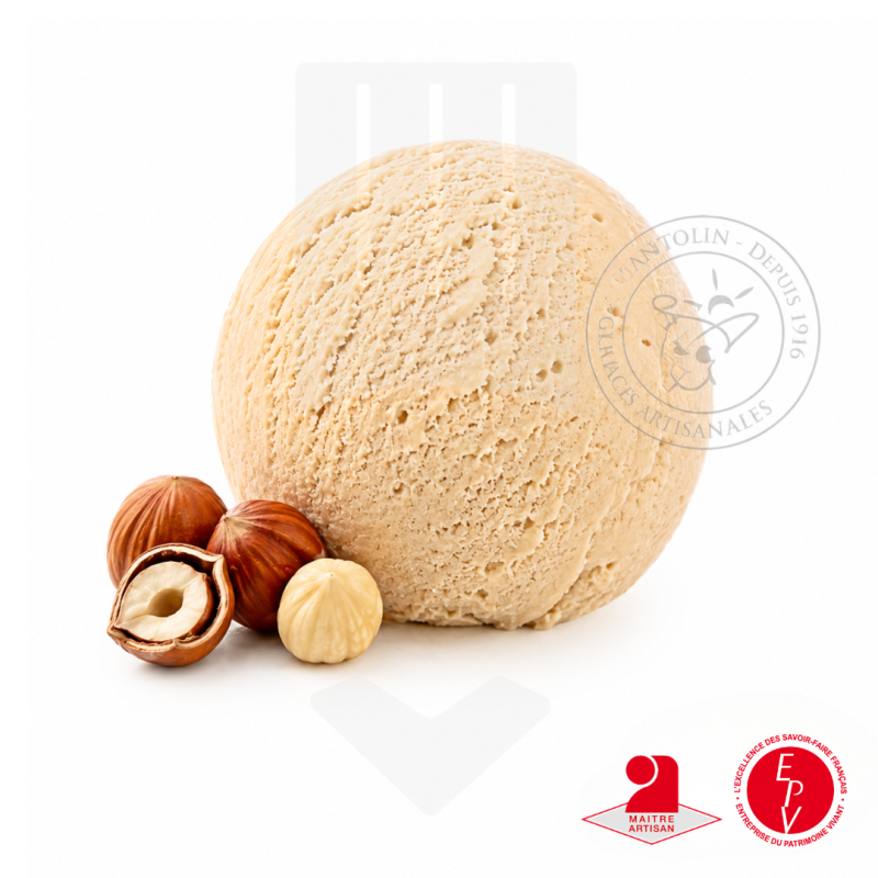Crème glacée aux noisettes de chez Antolin