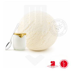 Crème glacée yaourt nature de la maison Antolin