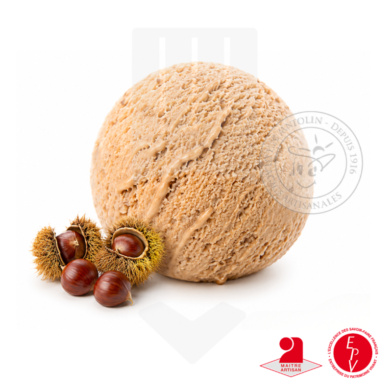 Crème glacée aux marrons de la maison Antolin