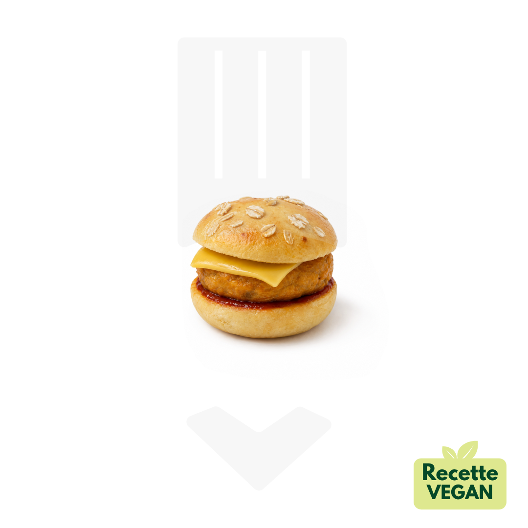 Mini burger végétal 20g - Délice sain et savoureux