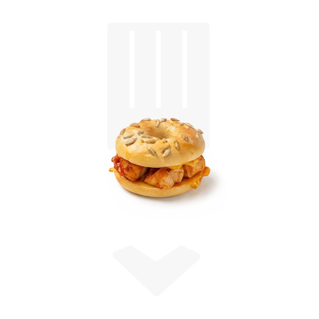 Mini Bagel Poulet Curry 14gr | Grossiste Alimentaire