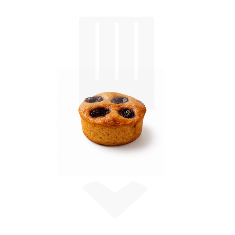 Mini clafoutis tradition cerises griottes 20gr
