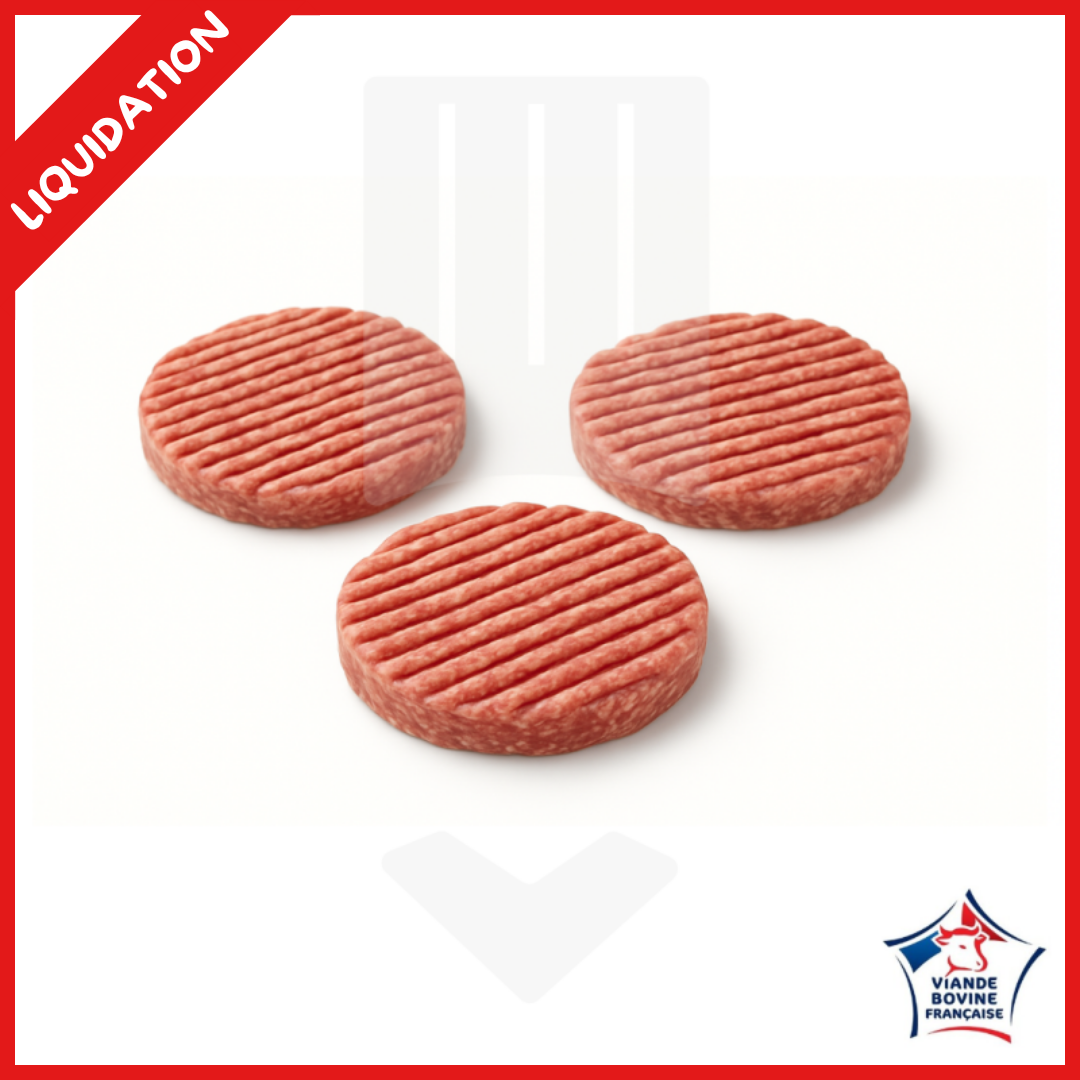 Mini steak haché de boeuf, pièce à snacker de 38gr