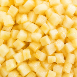 Brunoise de pommes surgelée, carton vrac 10kg