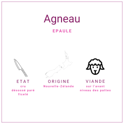 Epaule Agneau Désossée Ficelée