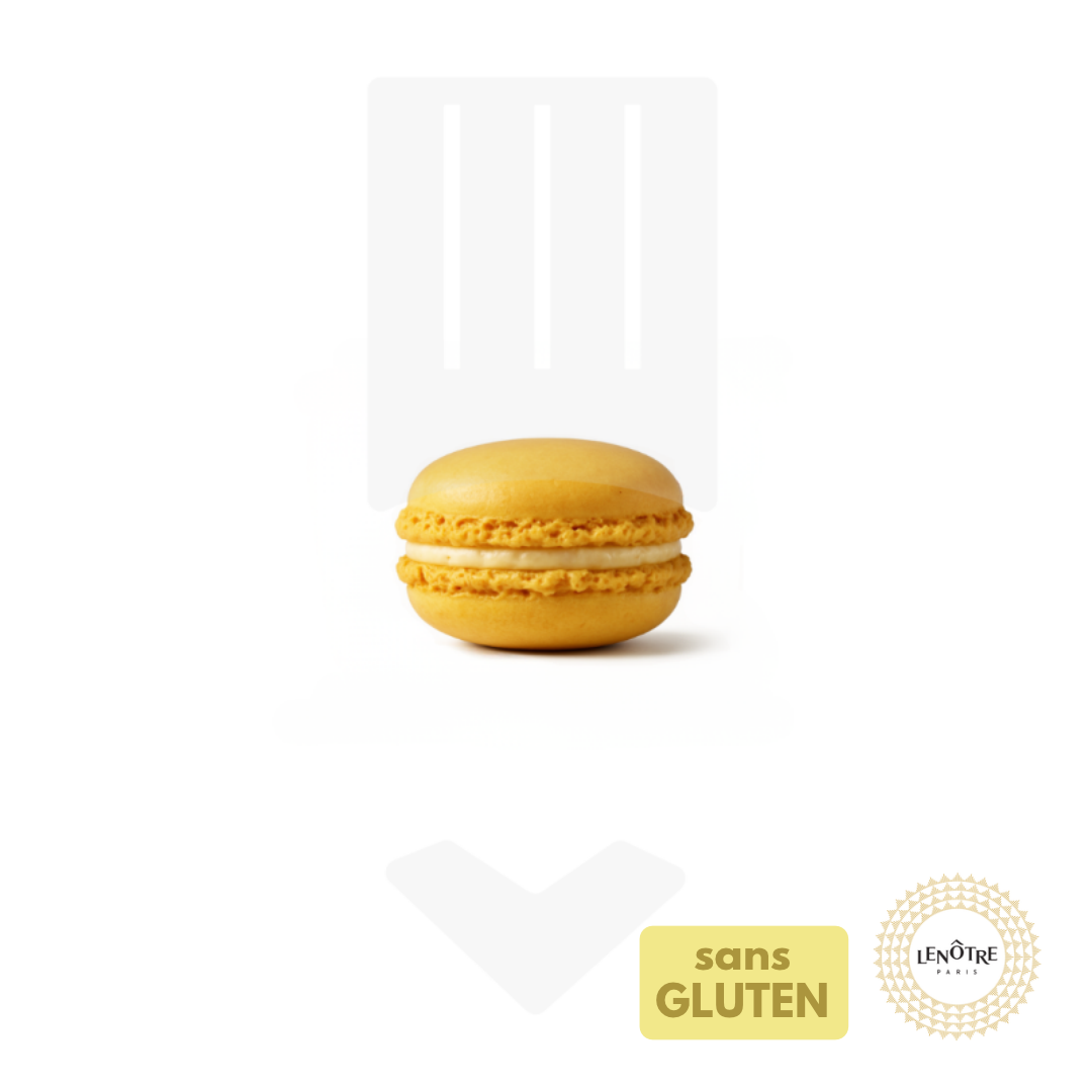 Macaron citron - recette Lenôtre 12gr