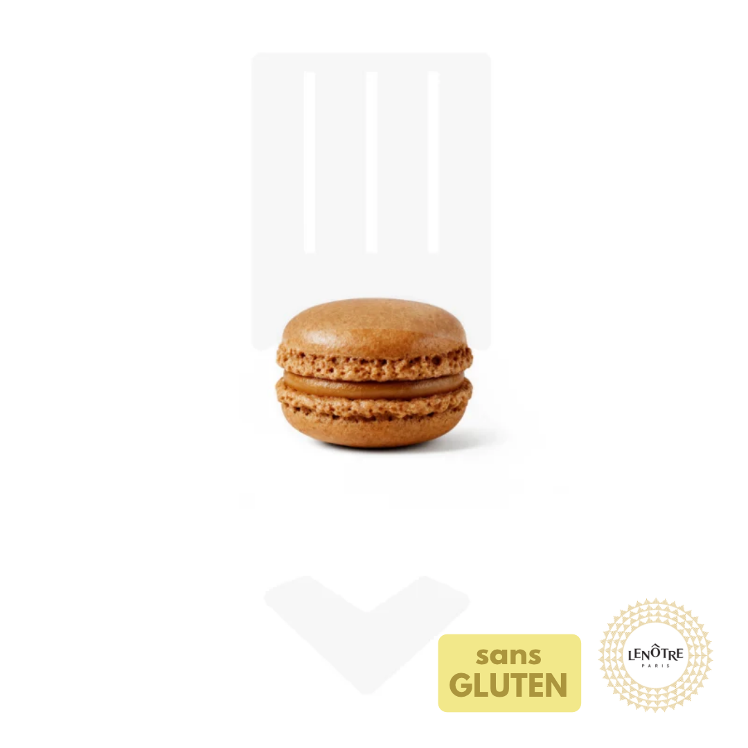 Macaron caramel beurre salé - recette Lenôtre 12gr