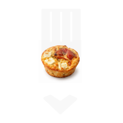 Mini clafoutis tomate chèvre basilic 20gr | Traiteur