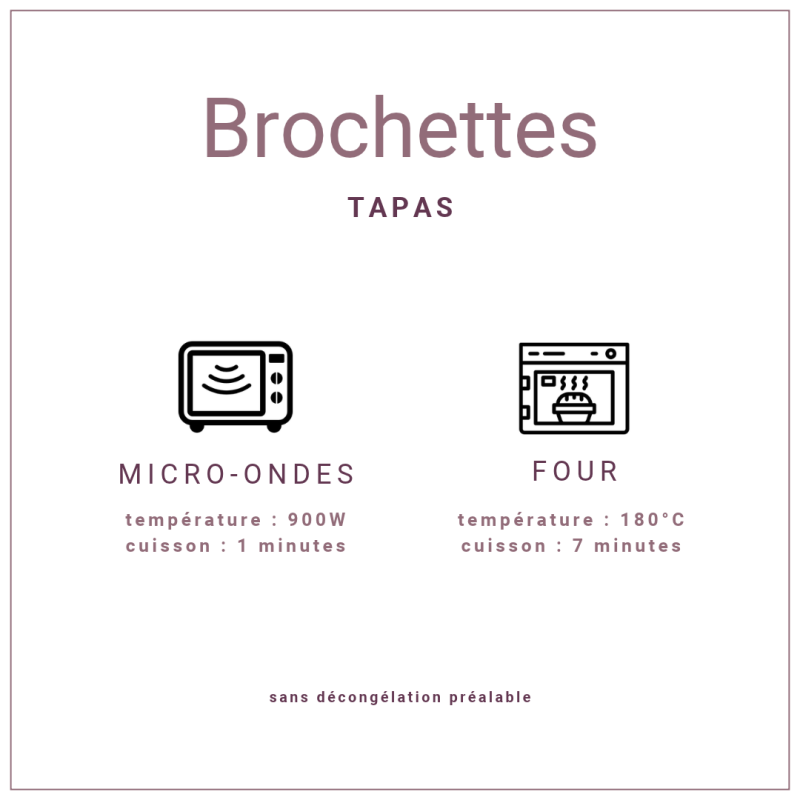 Brochette Yakitori boeuf fromage surgelée 31gr | Pro