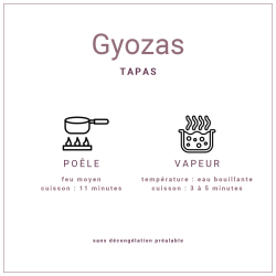 Gyozas boeuf et légumes surgelés | Raviolis japonais