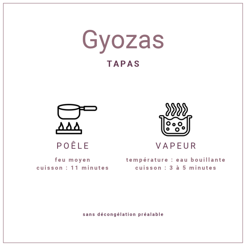 Gyozas boeuf et légumes surgelés | Raviolis japonais