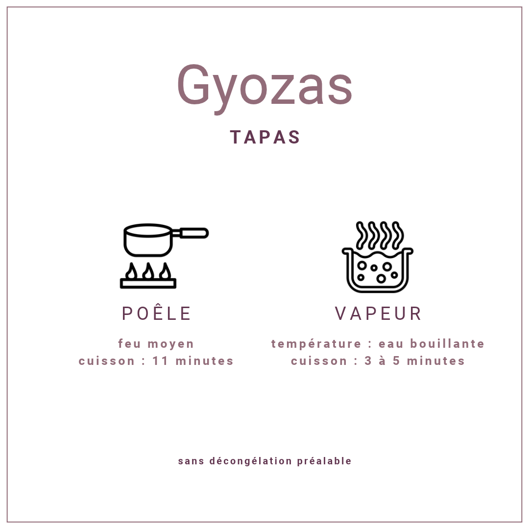 Gyozas boeuf et légumes surgelés | Raviolis japonais
