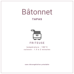 Bâtonnets de cheddar panés surgelés | Finger Food Pro