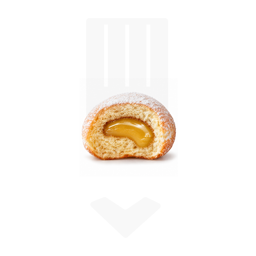 Mini beignet coeur saveur pomme 25gr