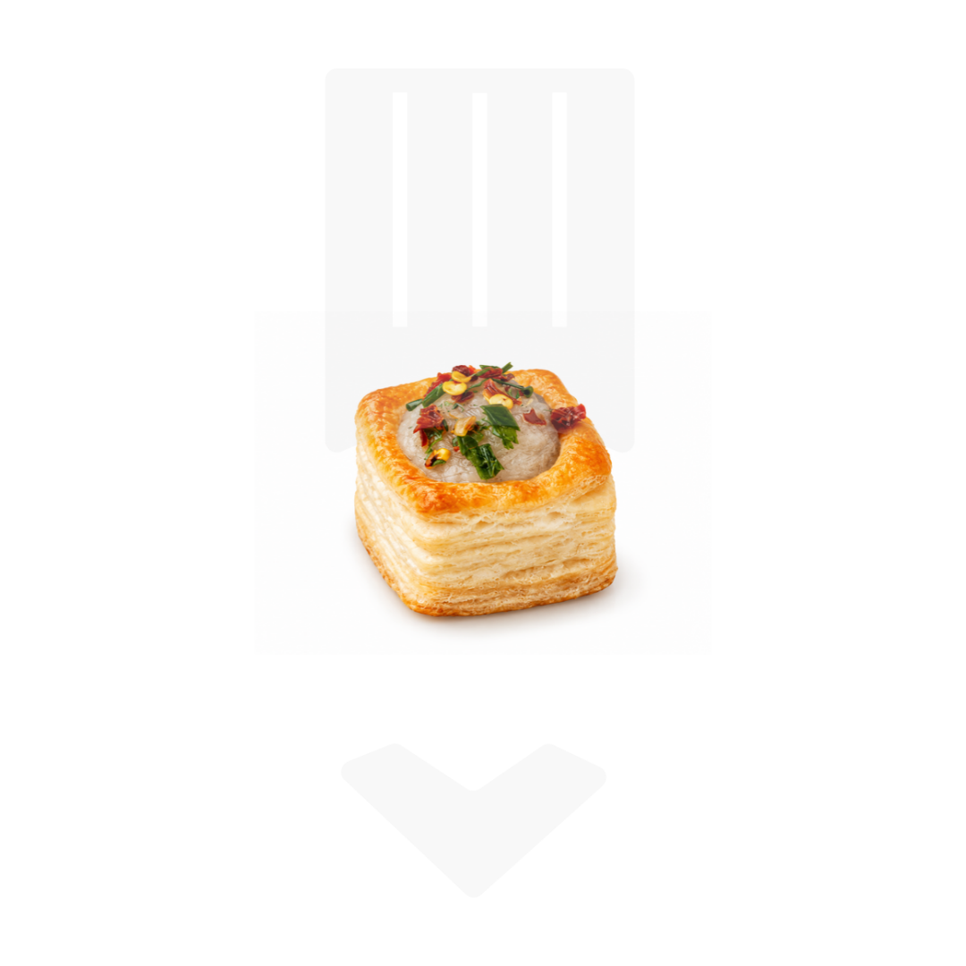 Mini Bouchée Feuilletée aux Champignons 14gr | Traiteur