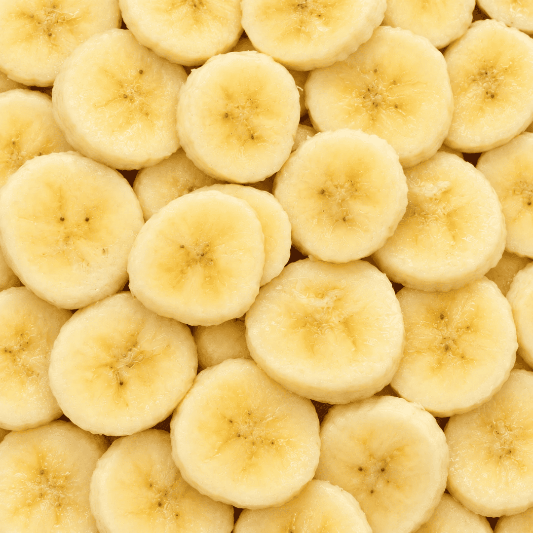Rondelles de bananes IQF, variété Musa L.